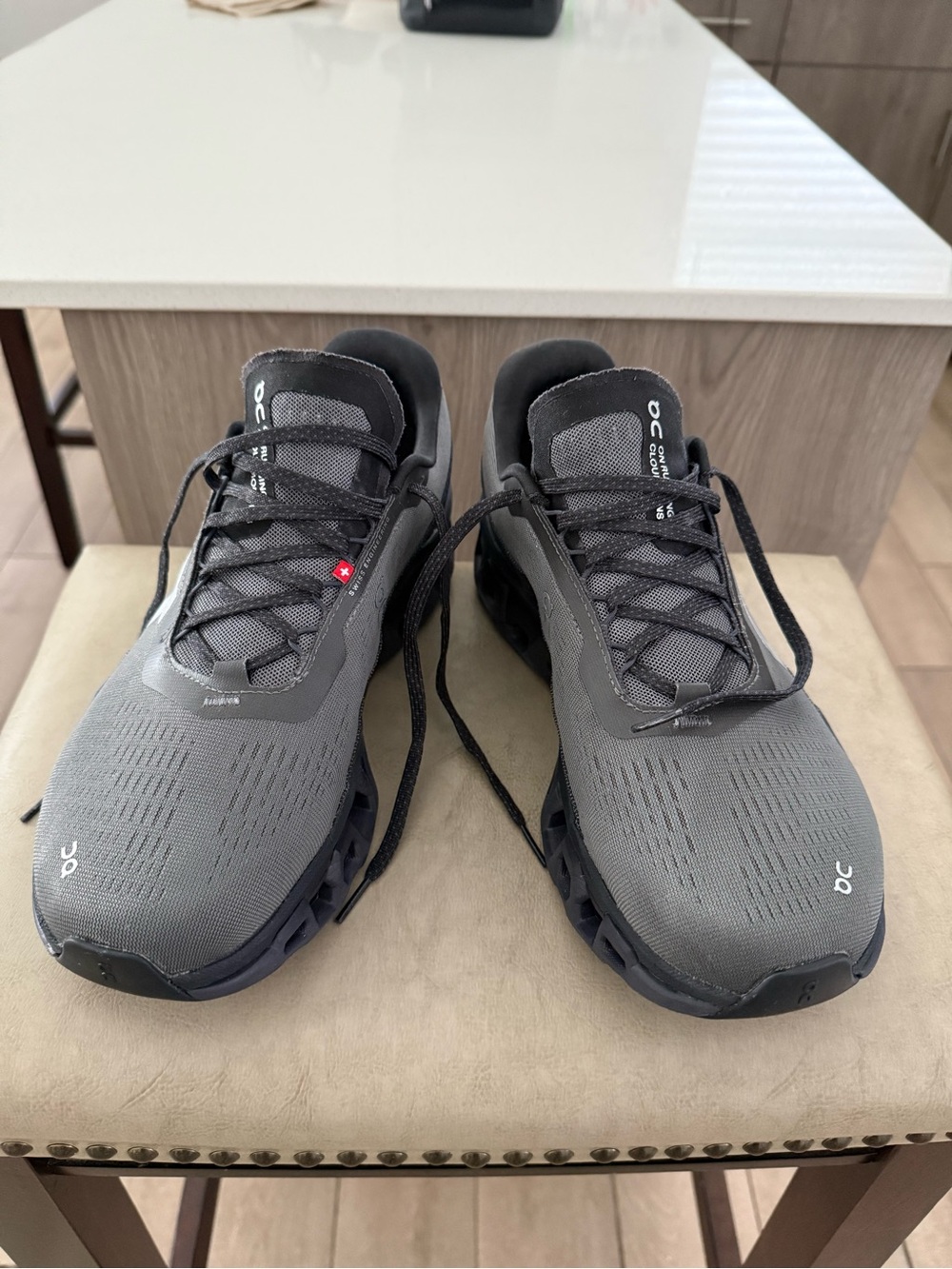 On Cloudmonster 2 Asphalt Gray Men's Running Shoes